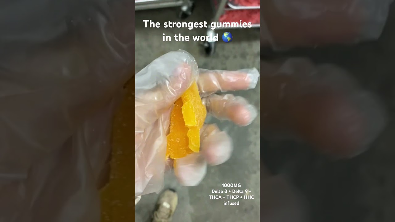 THE STRONGEST HEMP GUMMY IN THE WORLD 🚀 #legalcannabis