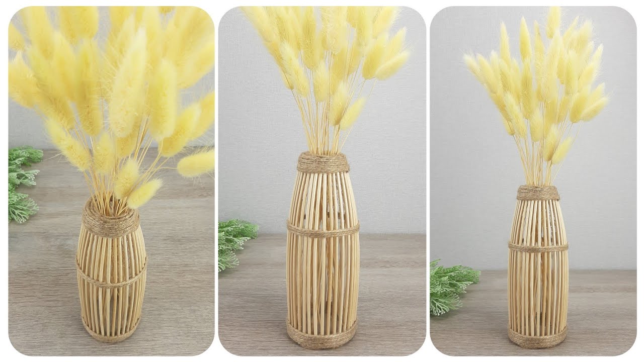Из простых материалов сделала настоящую Красоту! DIY ВАЗА