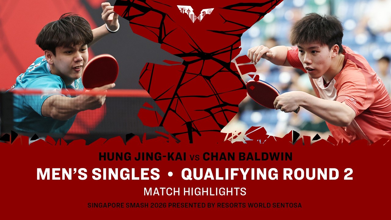 Hung Jing-Kai vs Chan Baldwin | MS QR 2 | #WTTSingapore2026