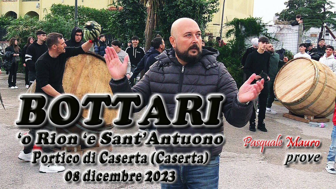 BOTTARI CARRI - 'o Rion 'e Sant'Antuono - prove Portico di Caserta (Caserta) 08 dicembre 2023