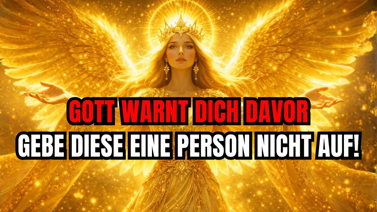AUSERWÄHLTER: Gott warnt dich – Wage es nicht, diese Person aufzugeben!