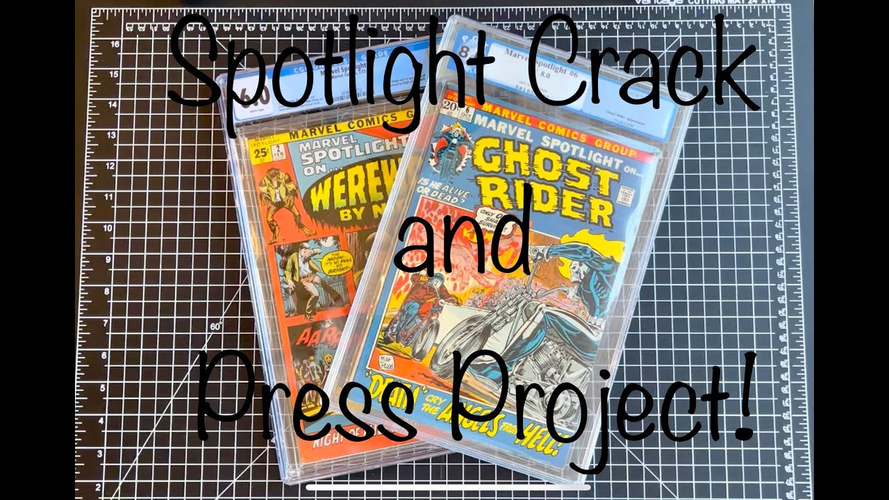 Marvel Spotlight: Part 1 - Cracking, cleaning, & pressing square bound comic books - CPR - CGC CBCS