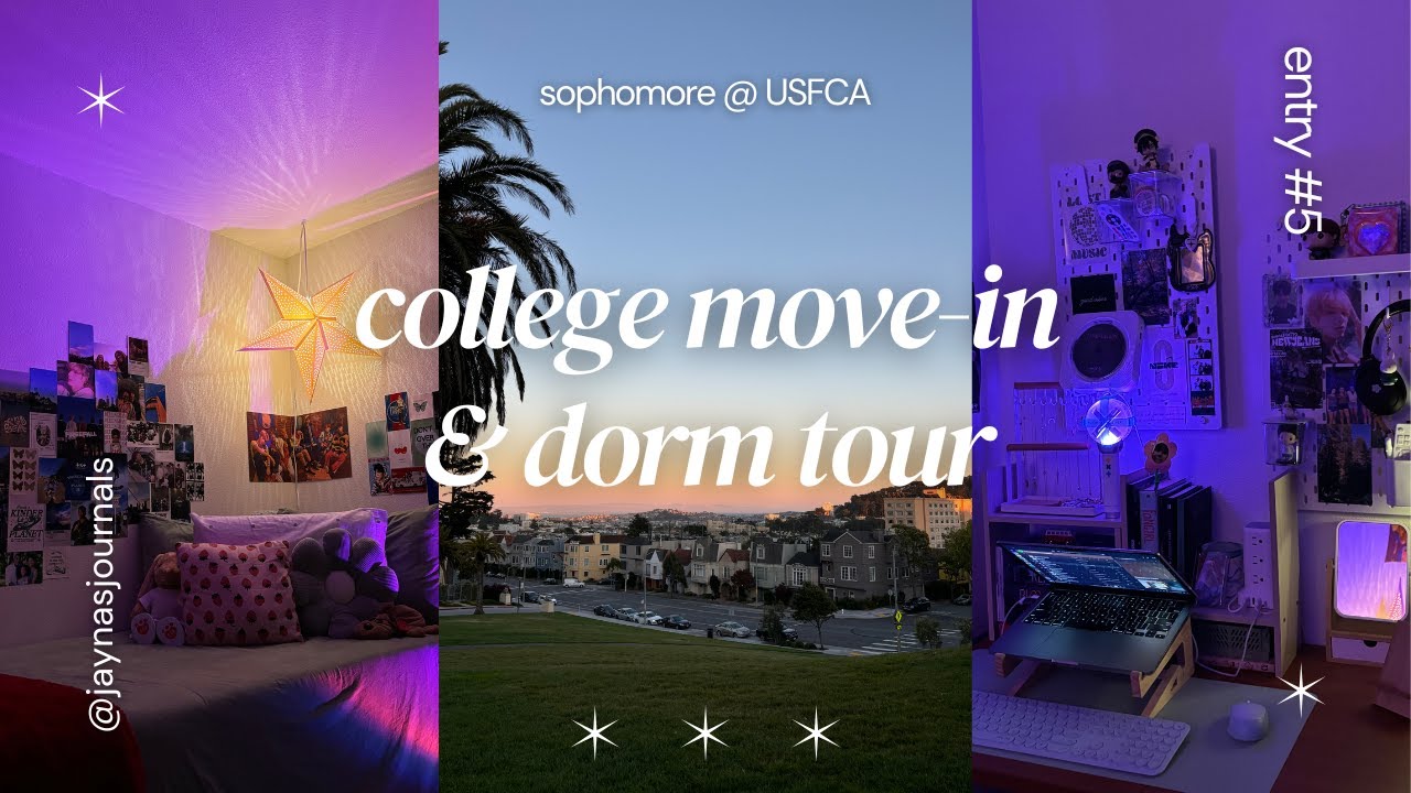 entry #5: College Move-In/Dorm Tour ⭐️ || Sophomore Year @ University of San Francisco