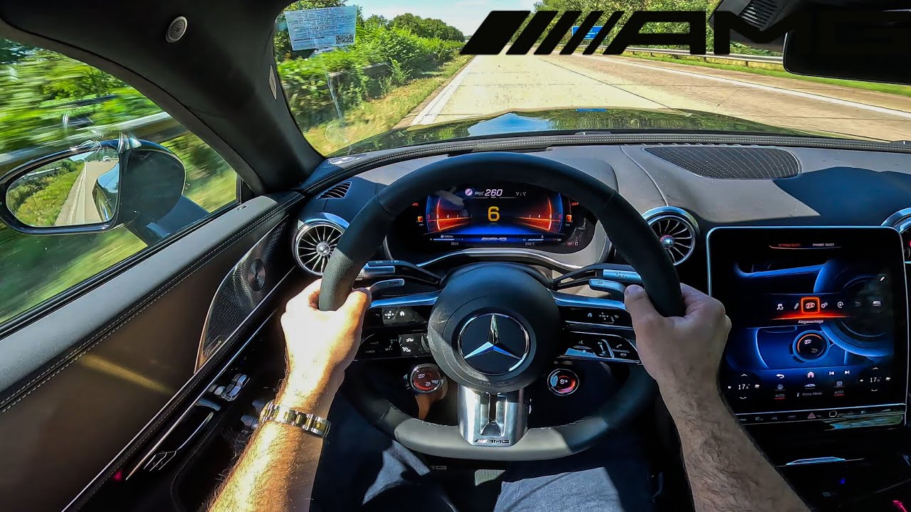 Mercedes-AMG SL55 POV на автобане!