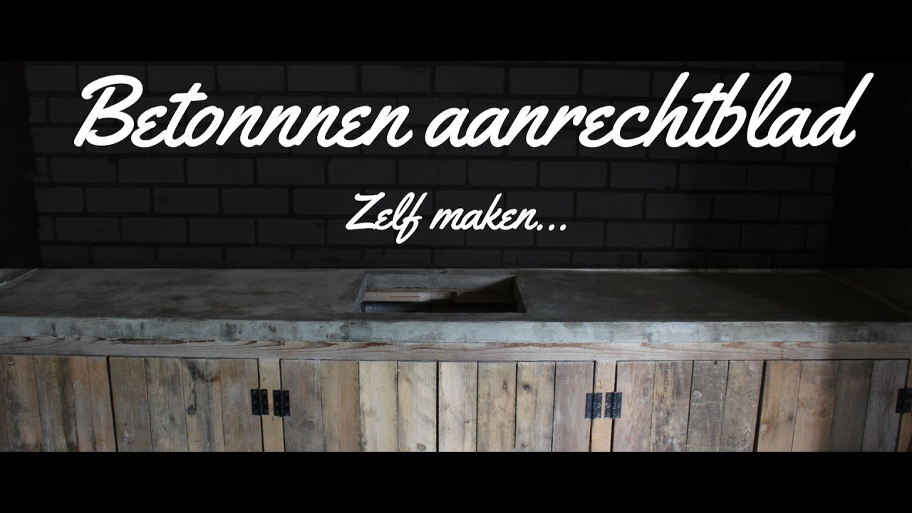 Betonnen aanrechtblad | Zelf maken