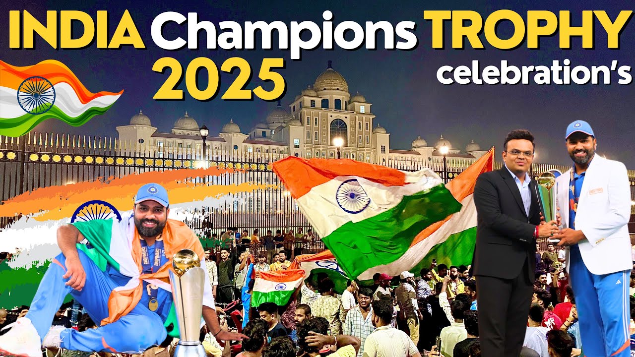 2025 Champions Trophy Celebrations Begin in Hyderabad 🇮🇳🎉