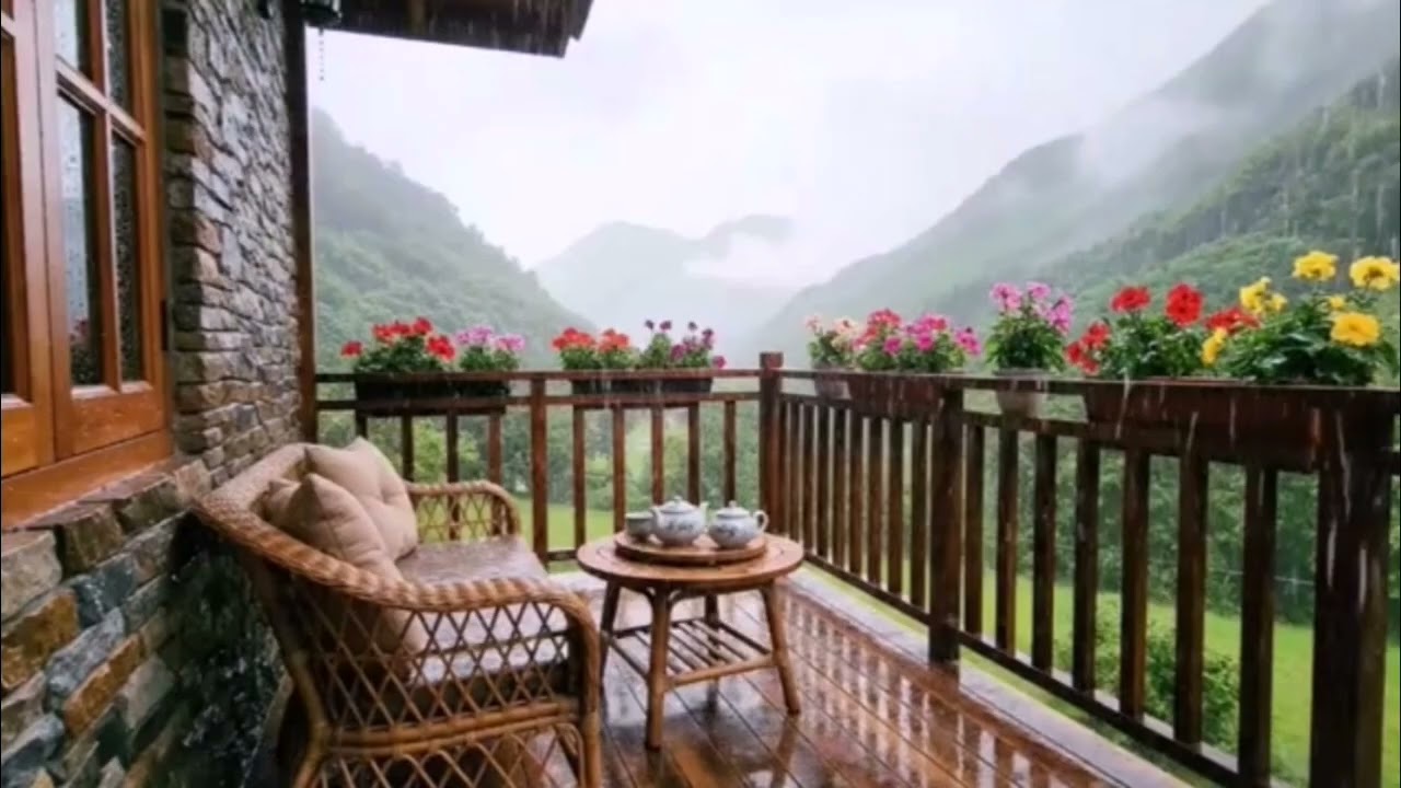 Gentle Night Rain 6 Hours Rain Sounds For Sleeping - Dark Secreen to Sleeping Fast & End Insomnia 