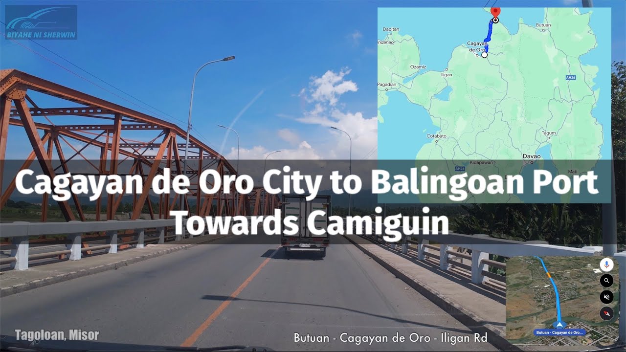 CDO to Balingoan Port | Full Driving Tour with Details