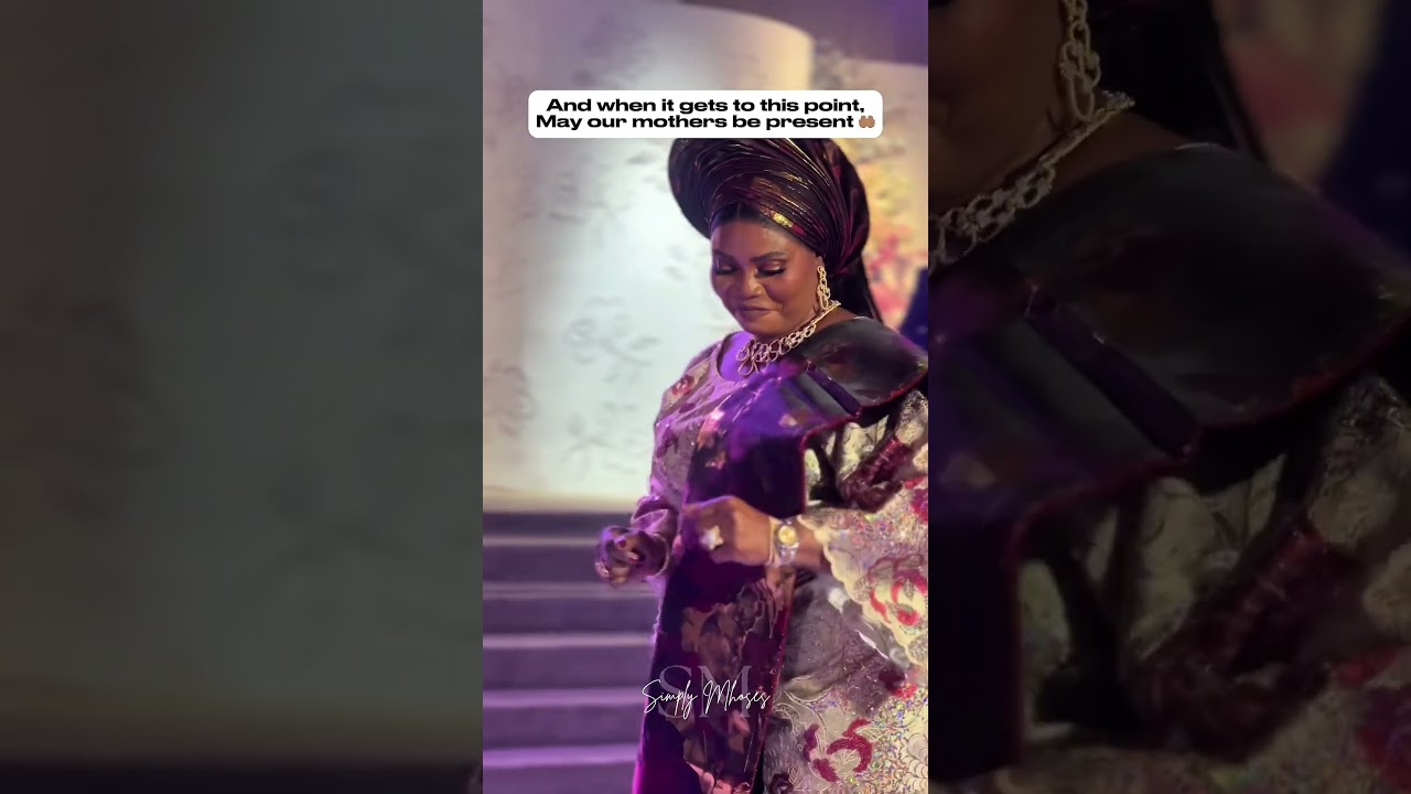 Mother-Son Dance #nigerianwedding