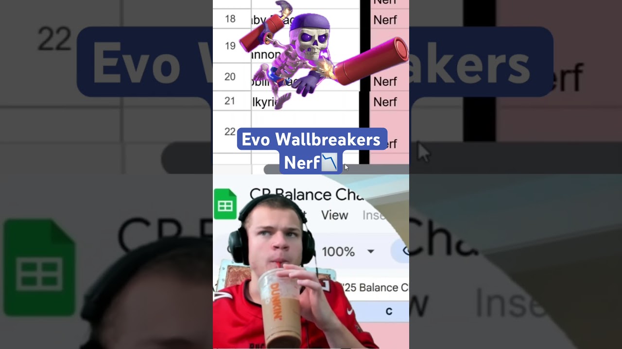 #jynxzi #clashroyale #wallbreaker #evos #nerf #balancechanges