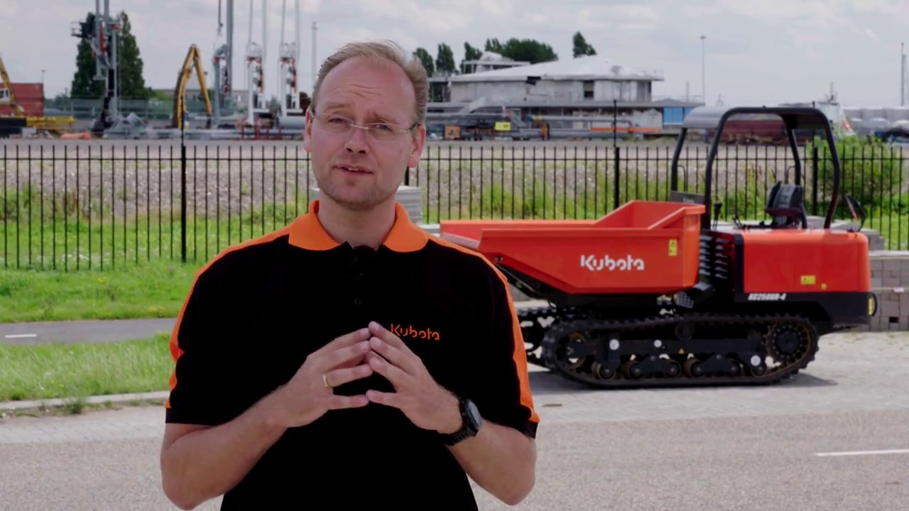 De Kubota KC250HR-4 rupsdumper.