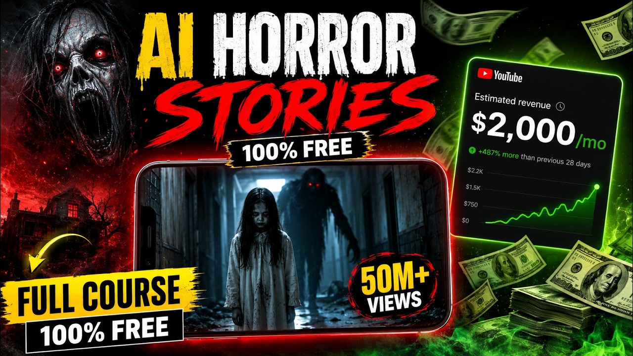 Create Viral AI Horror Stories for FREE (Consistent Characters)