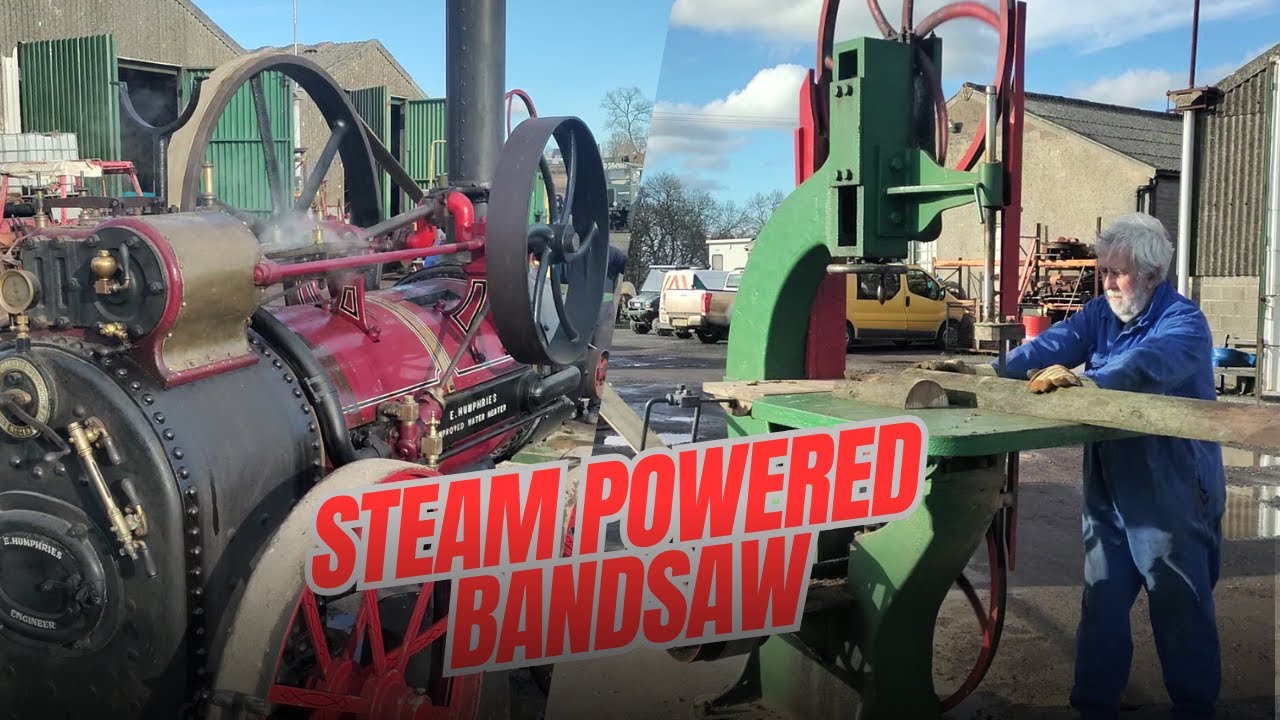 Portable Steam Powered Bandsaw