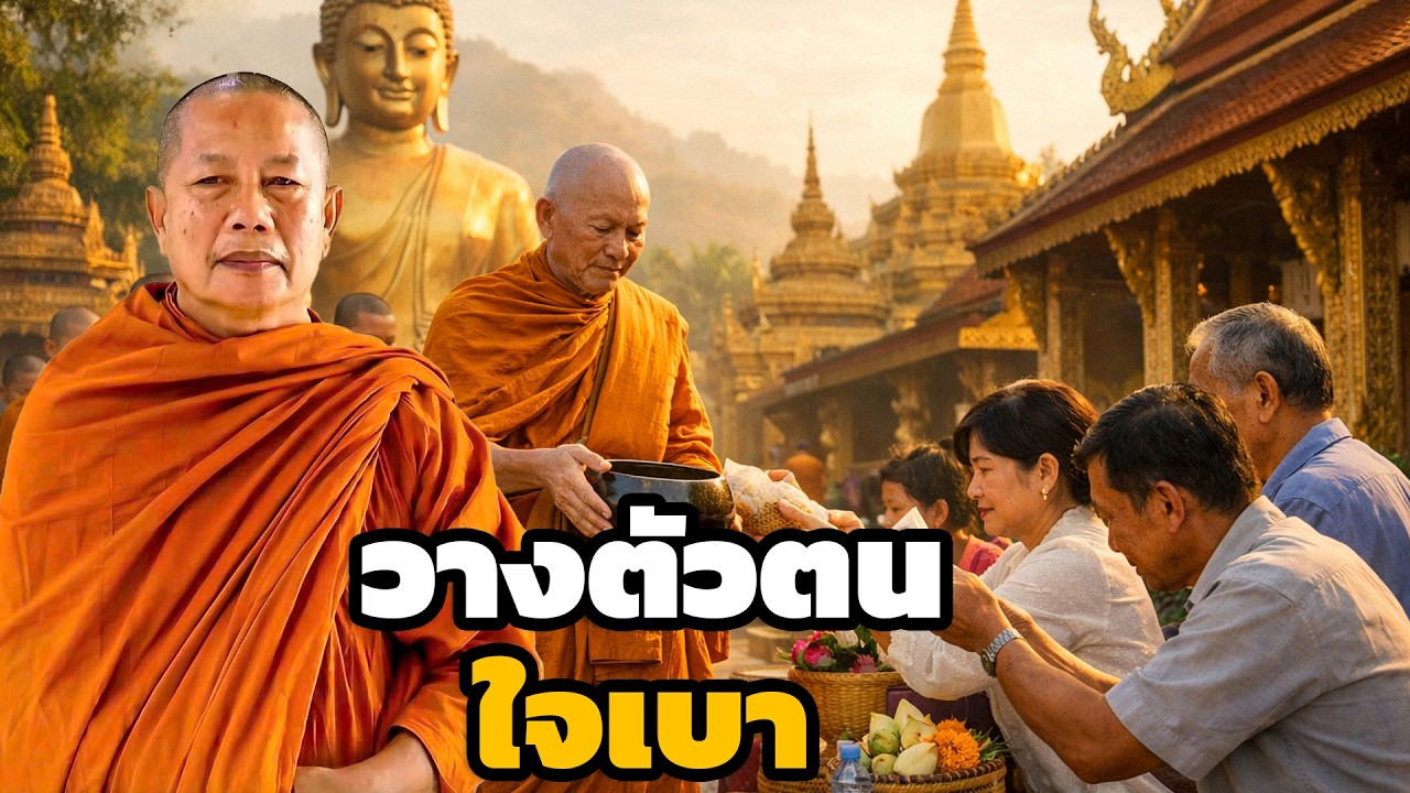 วางตัวตนลงได้  ใจก็เบาสบาย ธรรมะคลายทุกข์ พระมหาบุญช่วย ปัญญาวชิโร 1