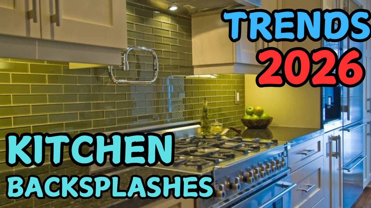 🔥 10 самых популярных трендов кухонного фартука в 2026 году | Потрясающие идеи для любого стиля!