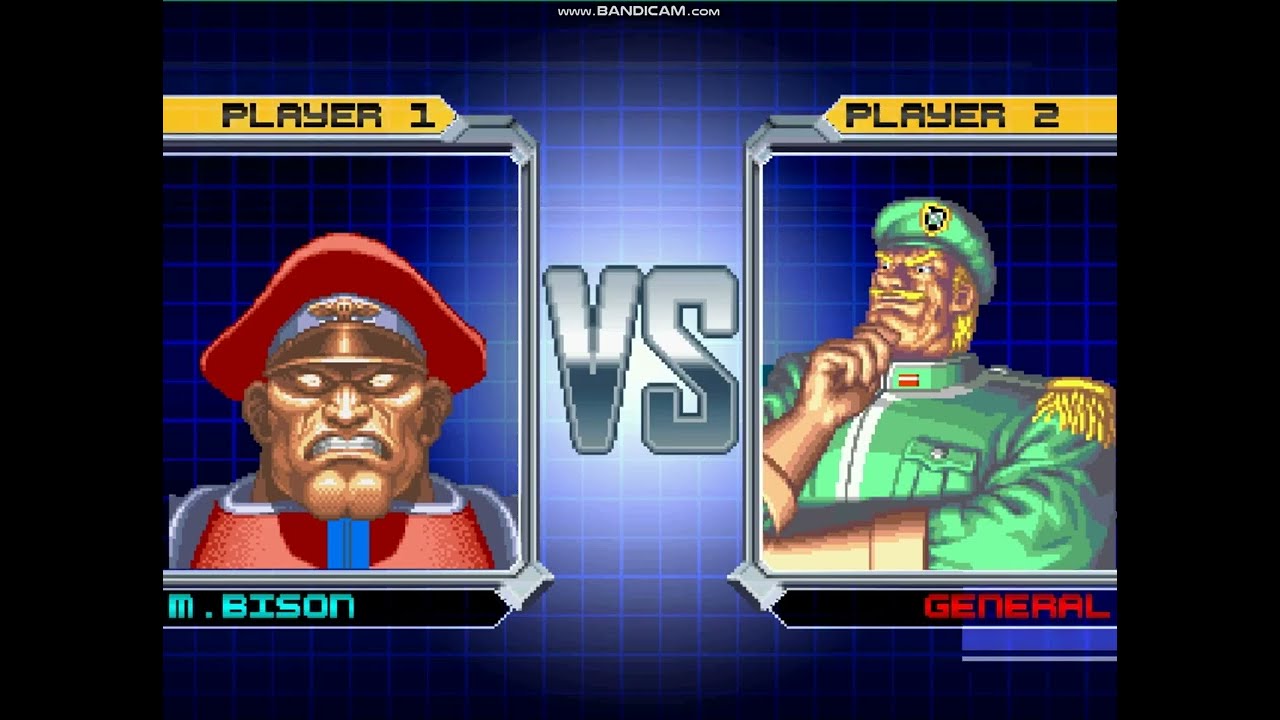 MUGEN BATTLES - M.Bison vs. The General