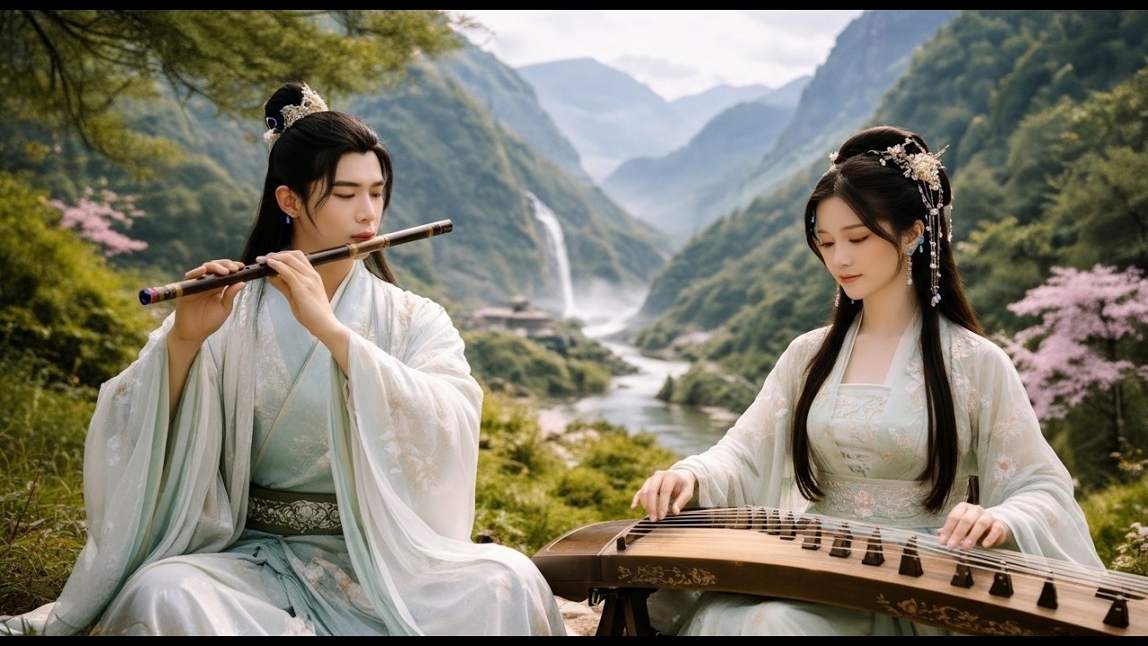 Misty Mountain Serenity 🌿 Relaxing Chinese Flute & Guzheng for Deep Sleep, Study & Stress Relief