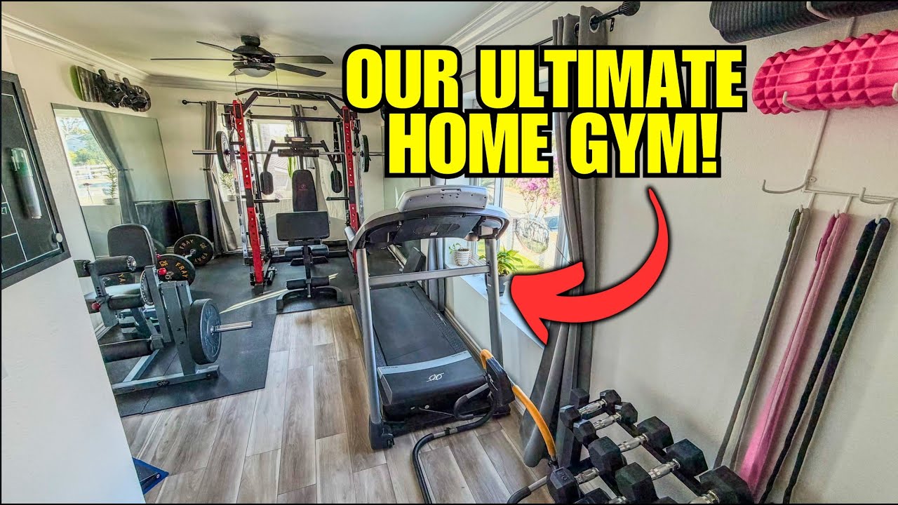 We Built Our Dream Home Gym… But Now We Have to Move It! (Full Tour & Equipment Breakdown)