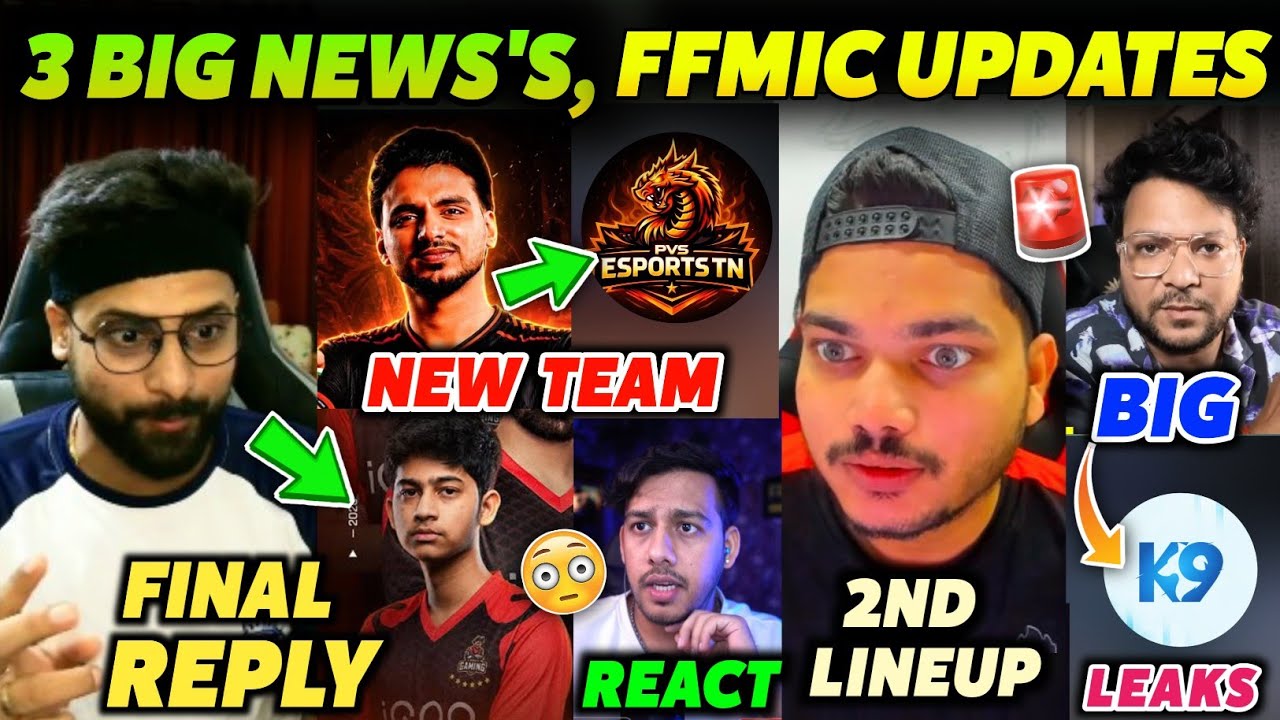 Fozyajay Final Reply On Wota 🚨 TSG Ritik New Team Soon 😍 Nobita Joined PVS Esports🥶, FFMIC, K9, Aura