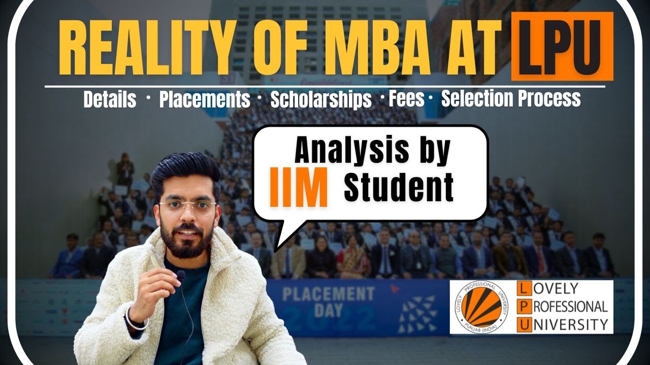 [EXPOSED] Is MBA from LPU worth it❓|| FEES | Average Package | Scholarships |