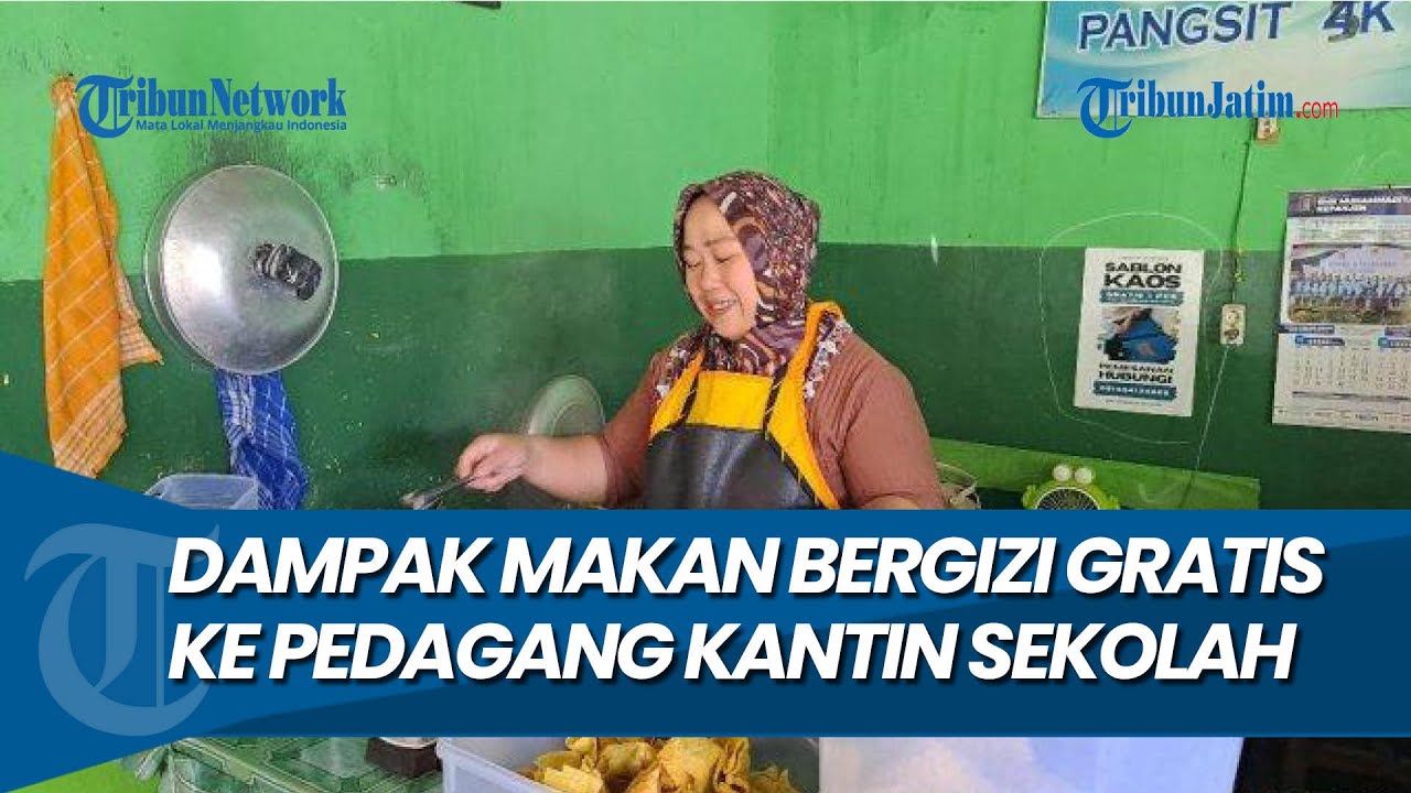 SAMBAT OMZET MENURUN, Dilema Makan Bergizi Gratis ke Pedagang di Kantin SMPN 2 Kepanjen Malang