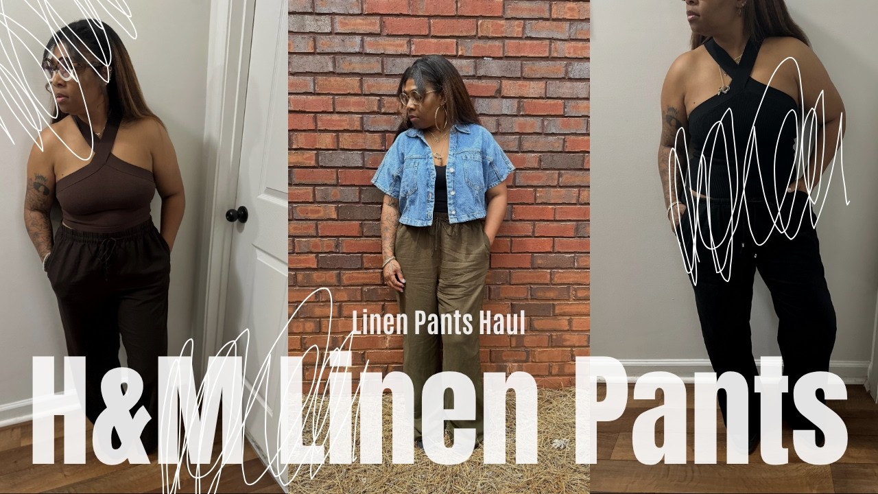 H&M Linen Pants Haul!