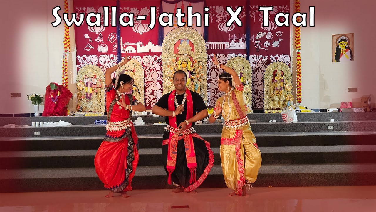 Swalla - Jathi X Taal Fusion I Odissi Dance cover I Durga Puja 2023 I BAM I Madison USA