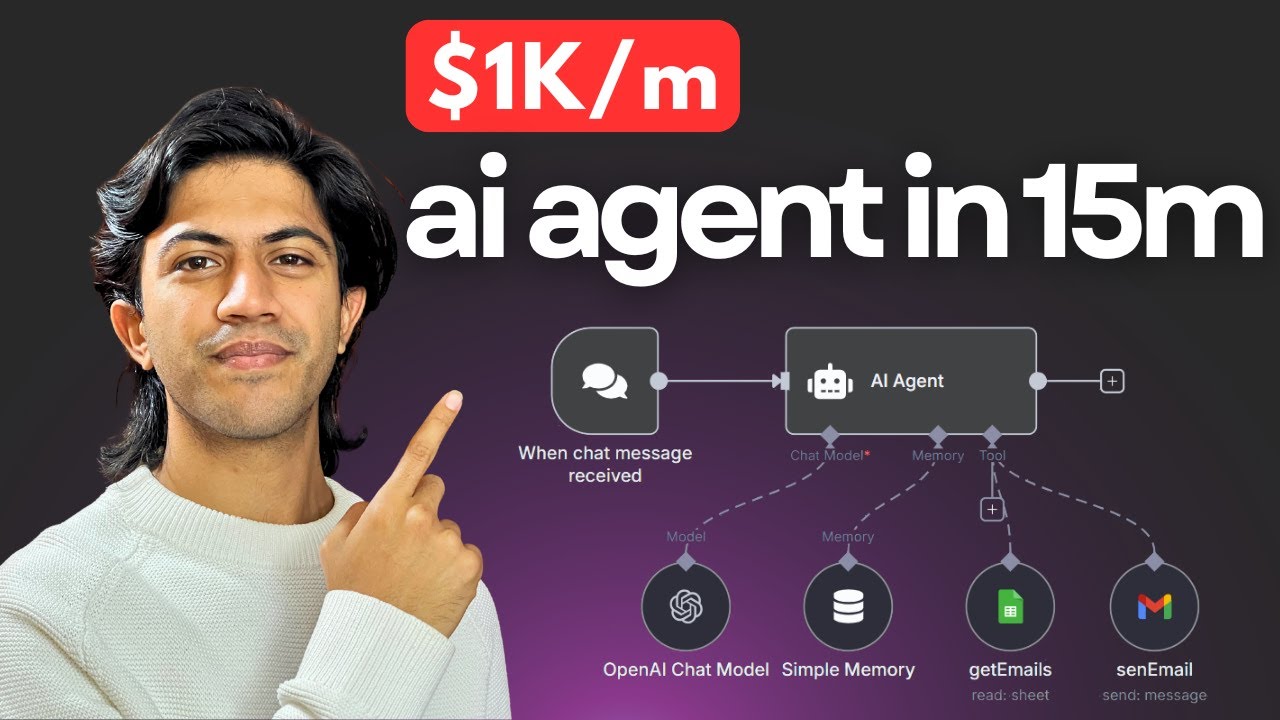How I’d Teach a Beginner to Build AI Agents (No Code, n8n)