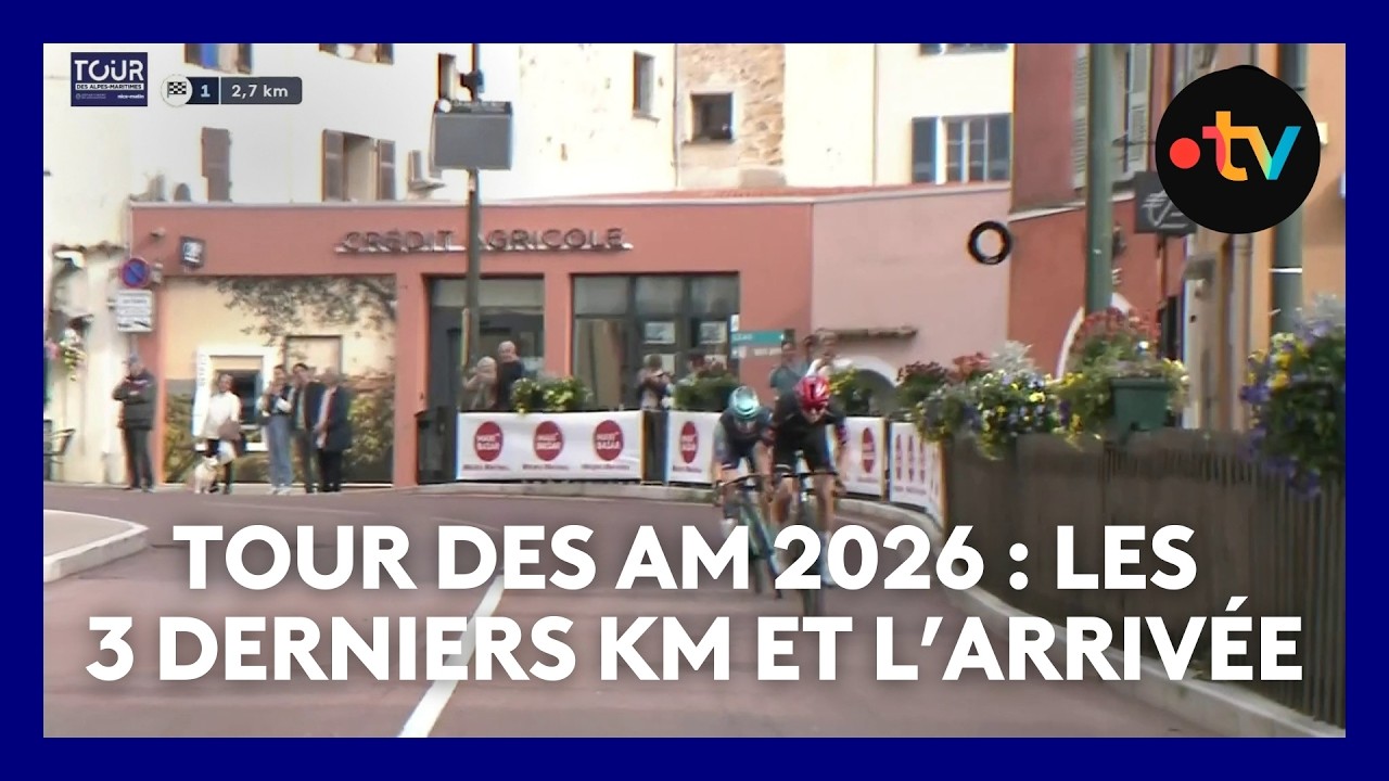 Tour des Alpes-Maritimes 2026 : les 3 derniers kilomètres et l'arrivée incroyable à Biot