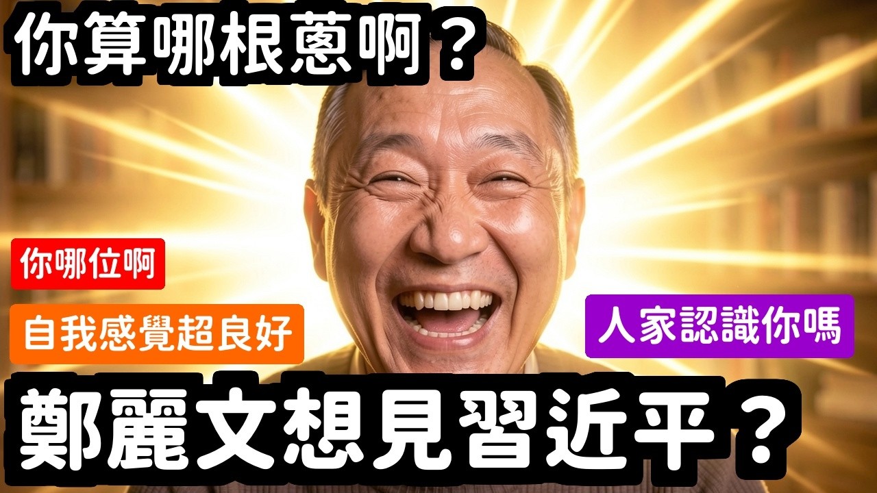 笑死鄭麗文想見習近平你配嗎一個在野黨主席自以為是國家元首跪都不知道怎麼跪 | 馬一峰