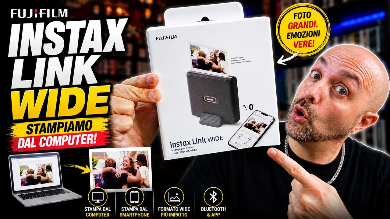 FUJIFILM Instax Link Wide - Stampiamo Dal Computer!