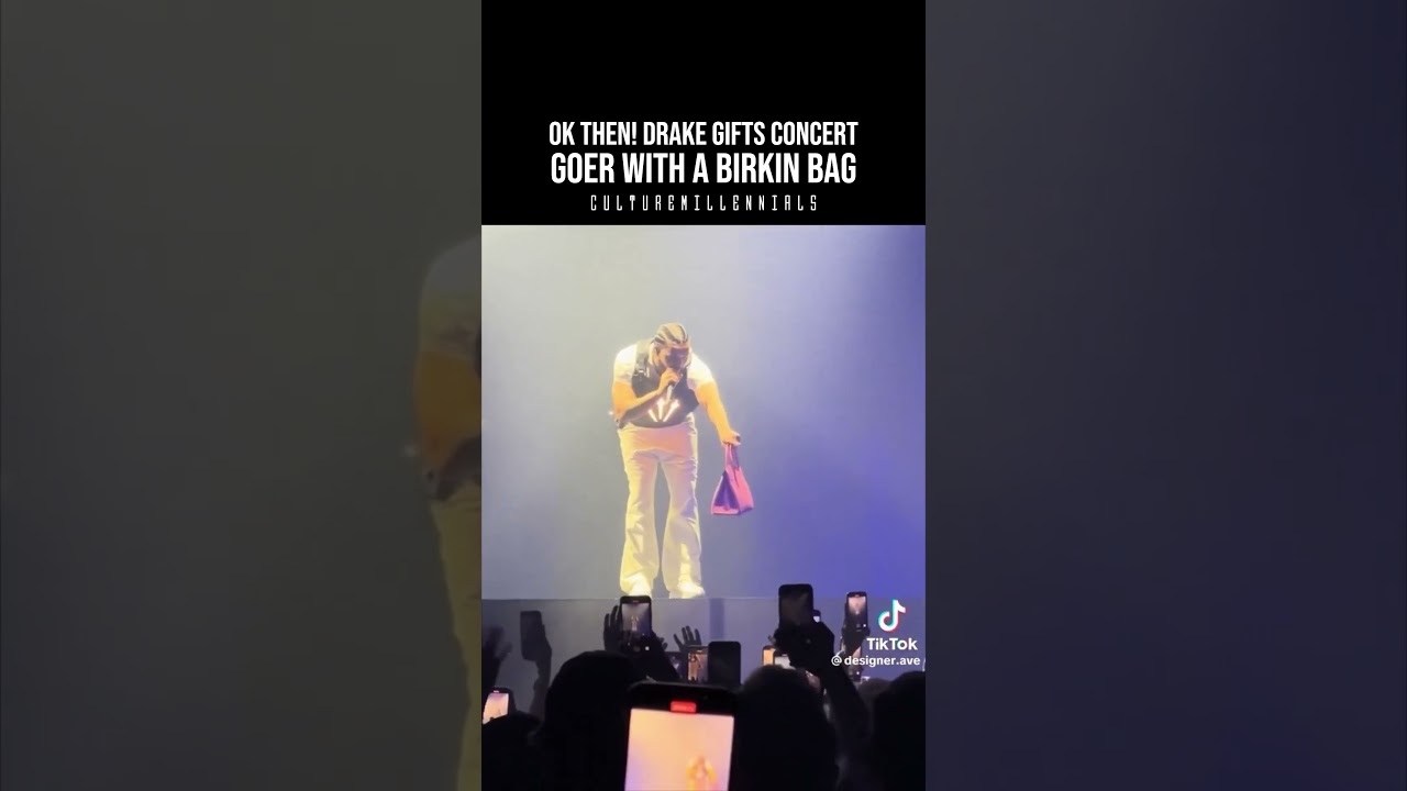 Drake gifts fan a Birkin Bag😳👀
