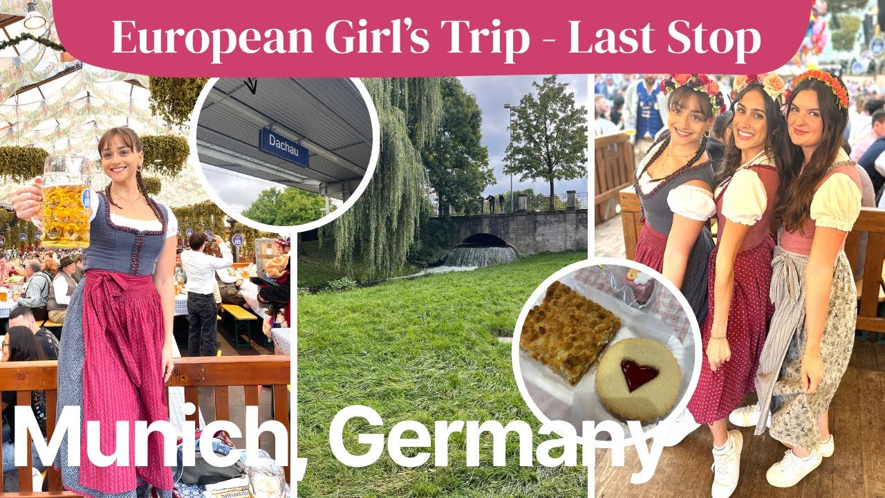 Munich, Germany; Last stop of the European Girl's Trip!  Octoberfest, Dirndl, and Beer & Chicken!