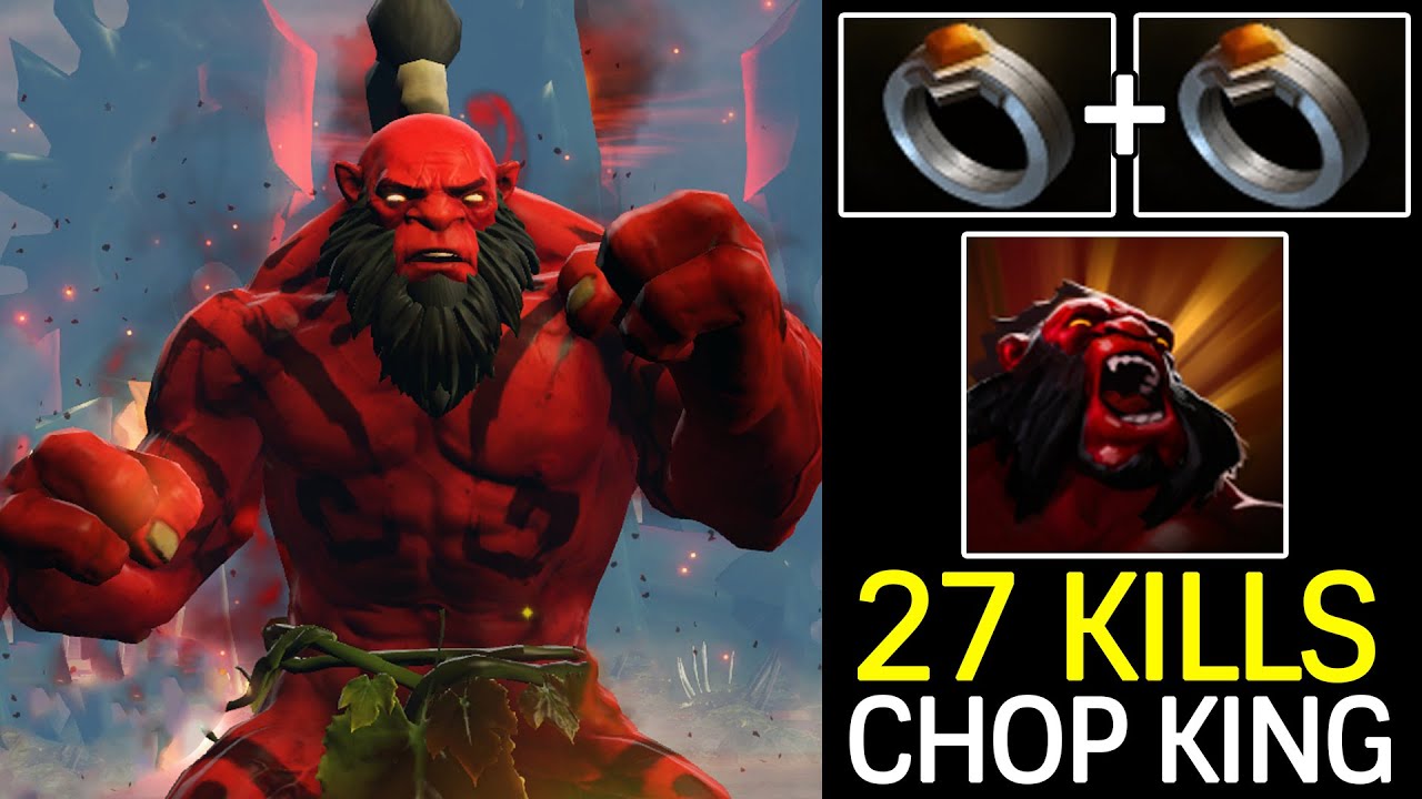 Monster Axe Unkillable Wall – No Mercy Chop Chop 27 Kills Dota 2