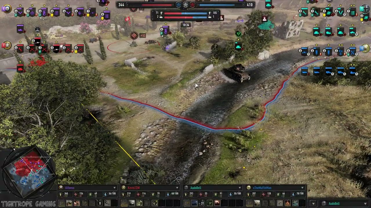 COH3 2v2 Alfonso (UK) & KevinDTW (US) vs AudoBell (WM) & xTheMuffinMan (AK)
