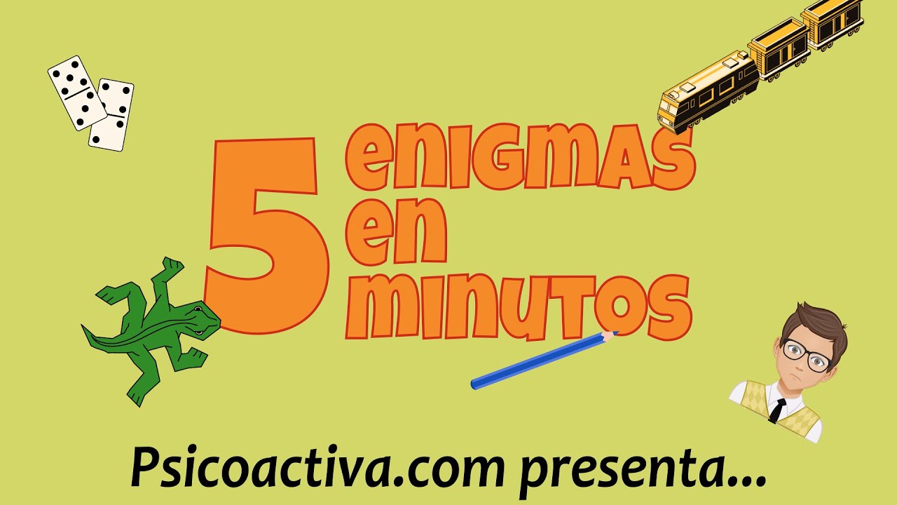 5 enigmas en 5 minutos. Mide tu inteligencia con acertijos.