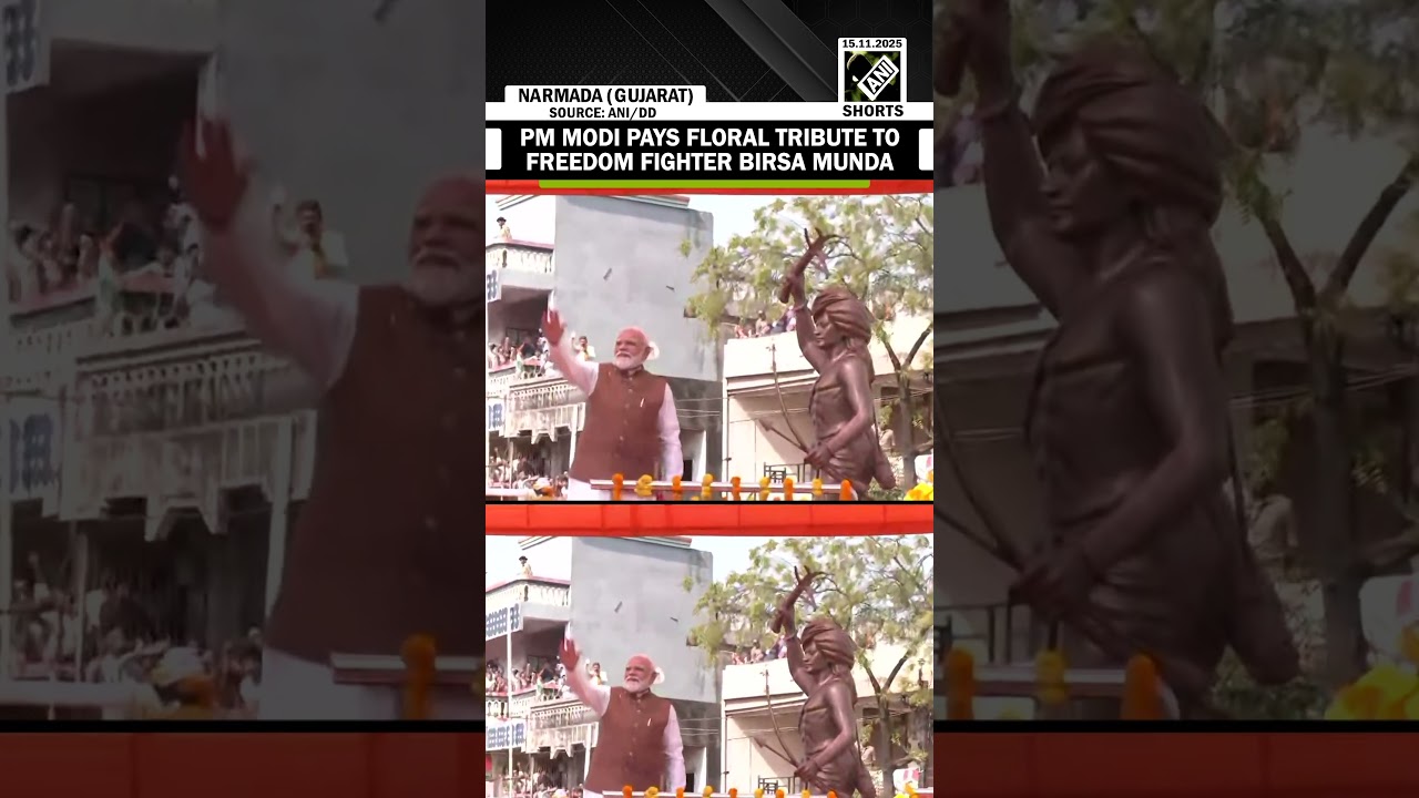 PM Modi pays floral tribute to freedom fighter Birsa Munda on his 150th birth anniversary