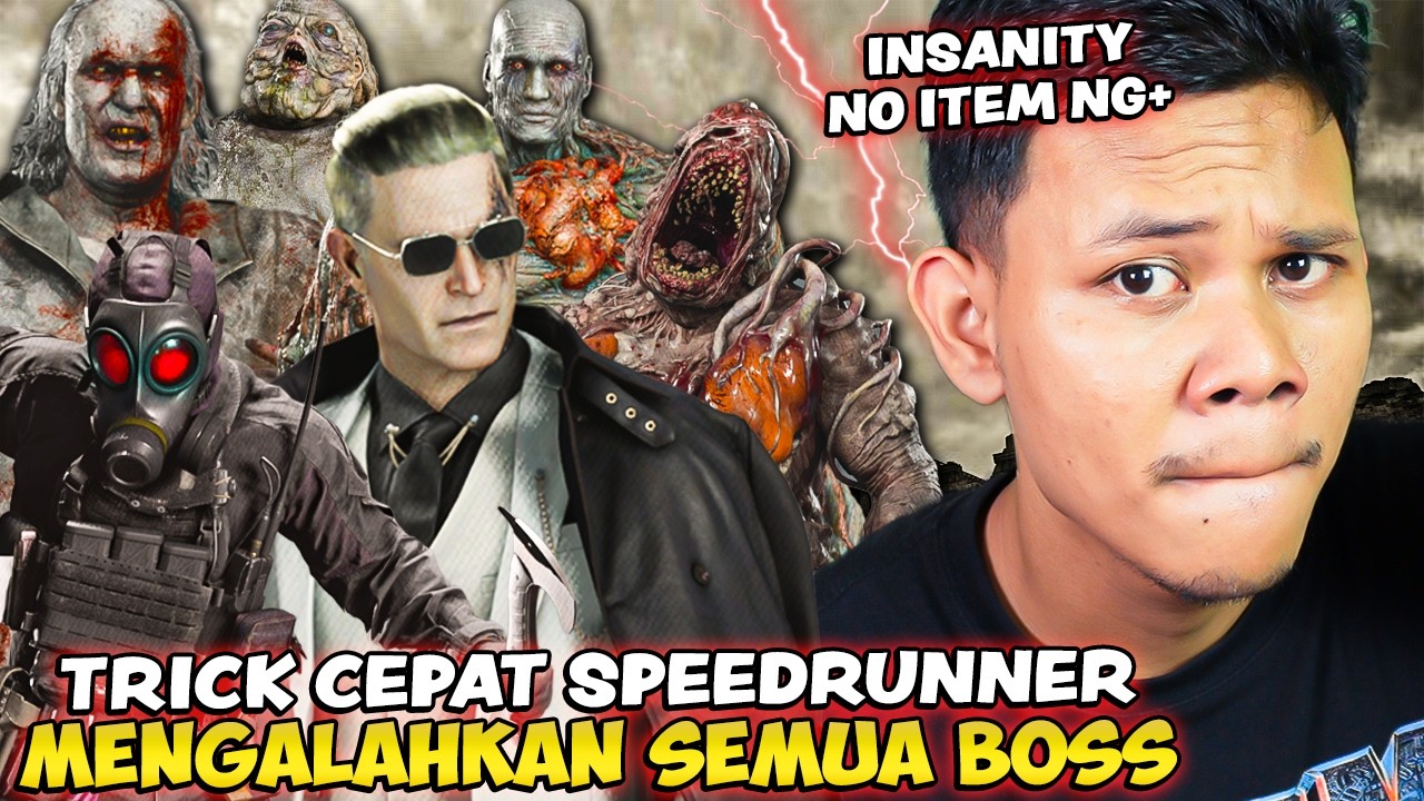 GW NYOBAIN TRIK SEPERTI SPEEDRUNNER MELAWAN BOSS PAKE LEON DI GAME RE9 REQUIEM DI MODE TERSULIT !!
