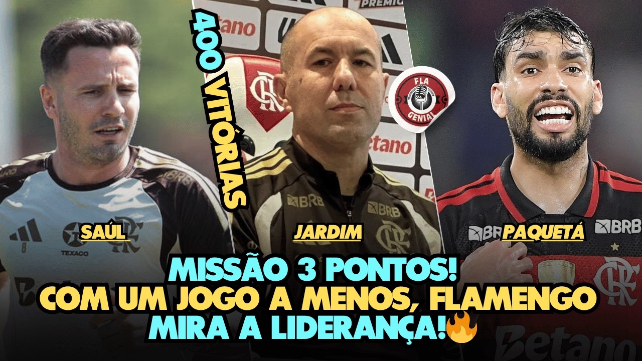 FLAMENGO EMBALADO! MARCA HISTÓRICA, MODO JARDIM FUNCIONANDO E MUDANÇAS NO ATAQUE.