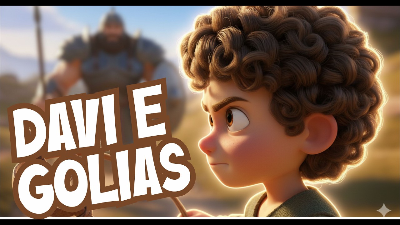 DAVI E GOLIAS HISTORIA BIBLICA PARA CRIANÇAS