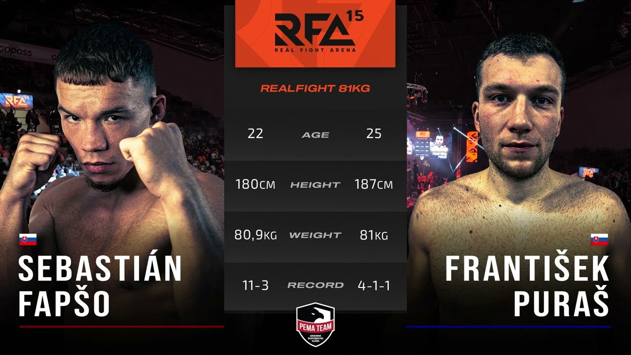 RFA 15 | Sebastíán Fapšo vs. František Puraš