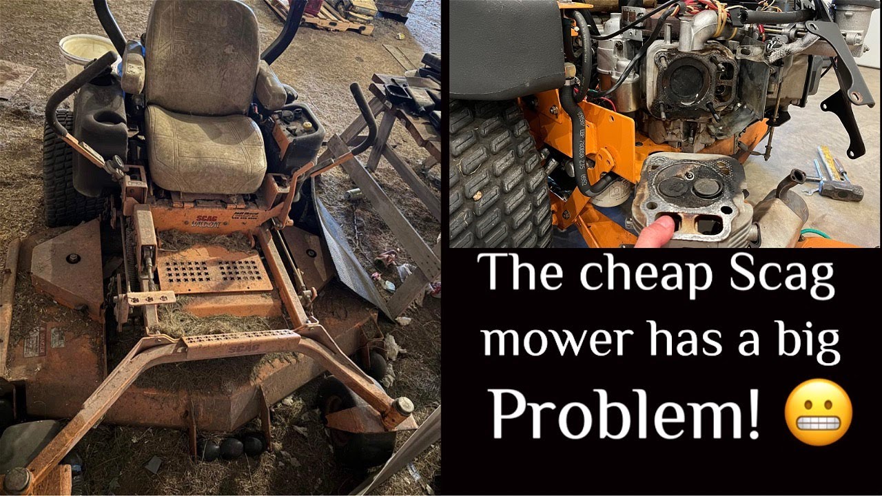 Restoration of a cheap scag mower - fixing the motor.