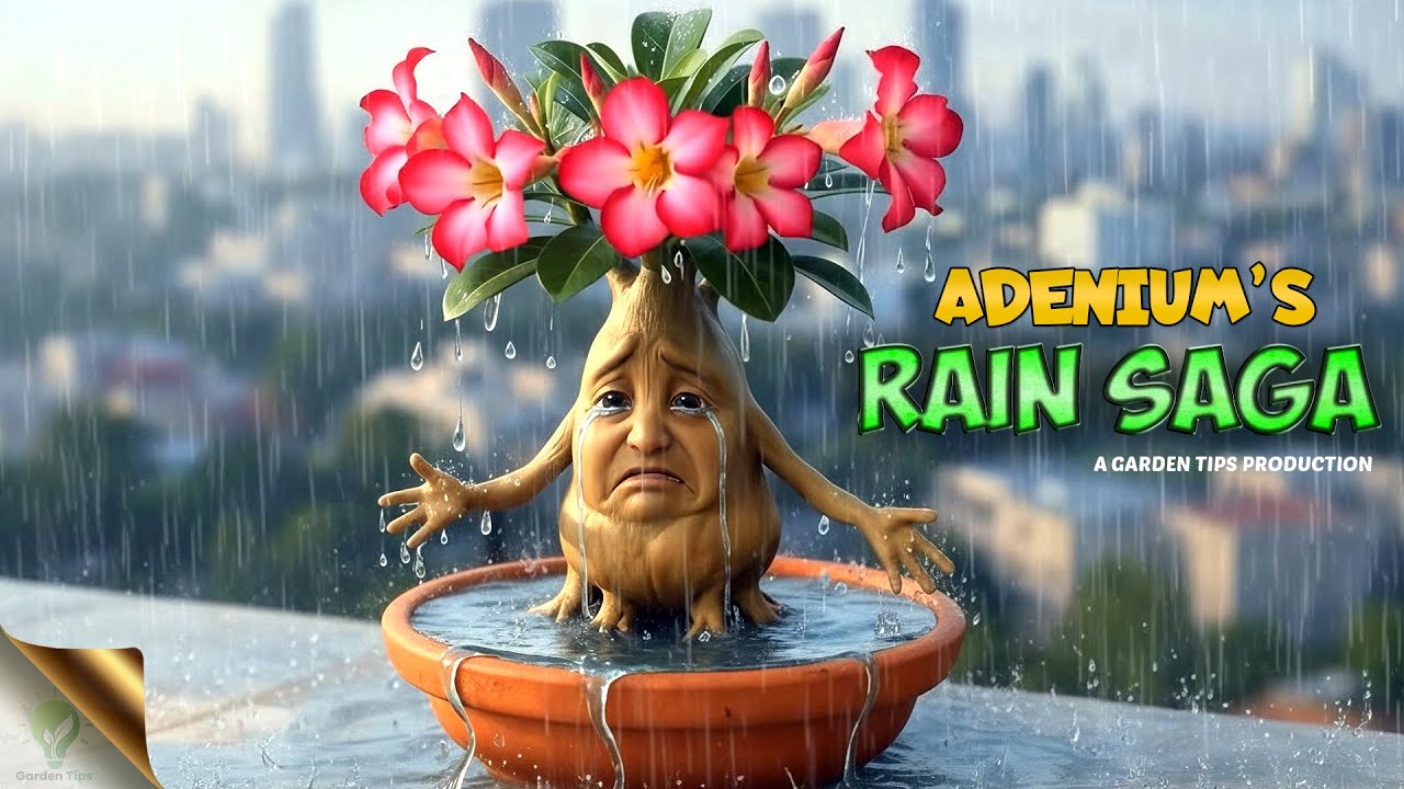 Adenium&rsquo;s Heart-Touching Rain Saga | Save Your Desert Rose in Rain