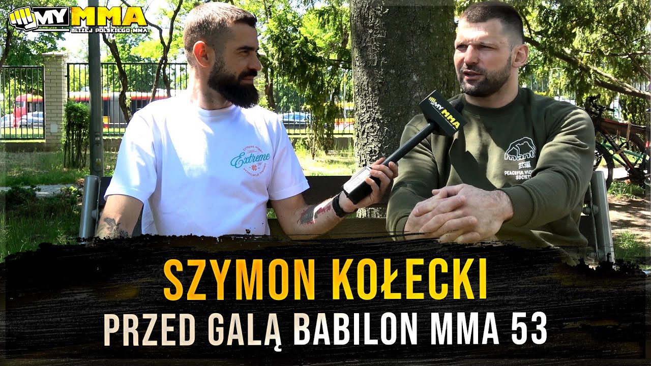 SZYMON KOŁECKI | Babilon MMA 53 | Marcin Łazarz | Pas mistrzowski |Pudzian vs Hall