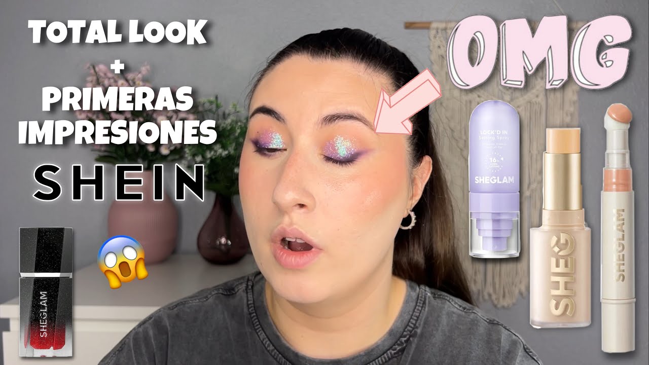 ✨TOTAL LOOK + PRIMERAS IMPRESIONES DE SHEGLAM✨| Maquillaje de Shein ¿sí o no?🤔