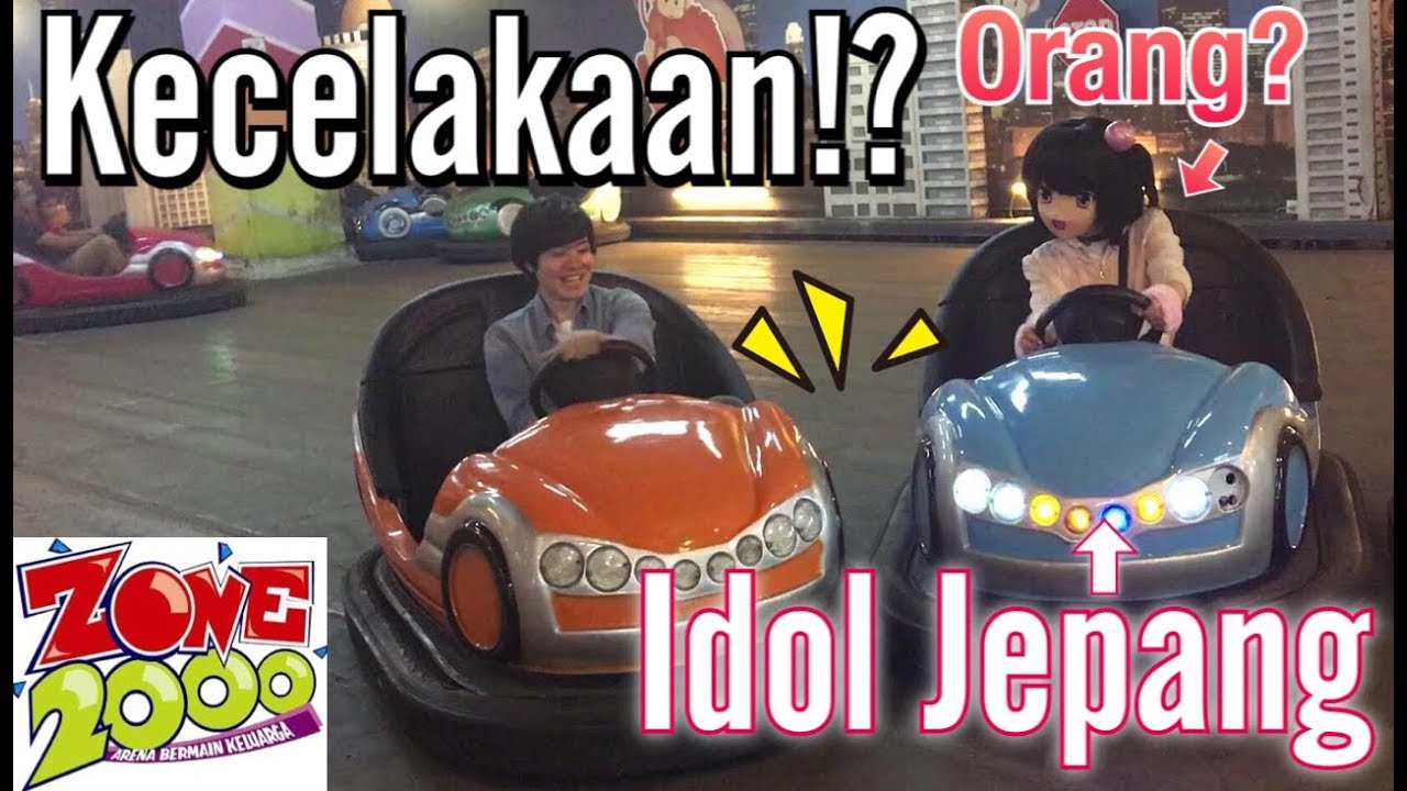Idol Jepang Coba Main di Game Center Indonesia!! 桃知みなみさんとインドネシアのゲームセンターを体験！
