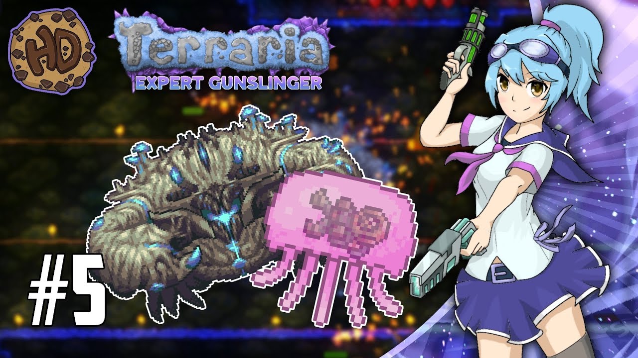 CRABULON & QUEEN JELLYFISH! Terraria Super-Modded Gunslinger | 1.3.5 #5