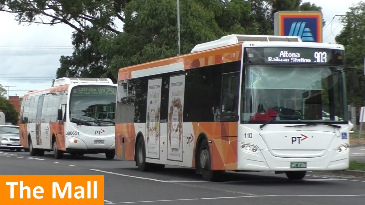 Buses at The Mall (Heidelberg West) - Melbourne Transport