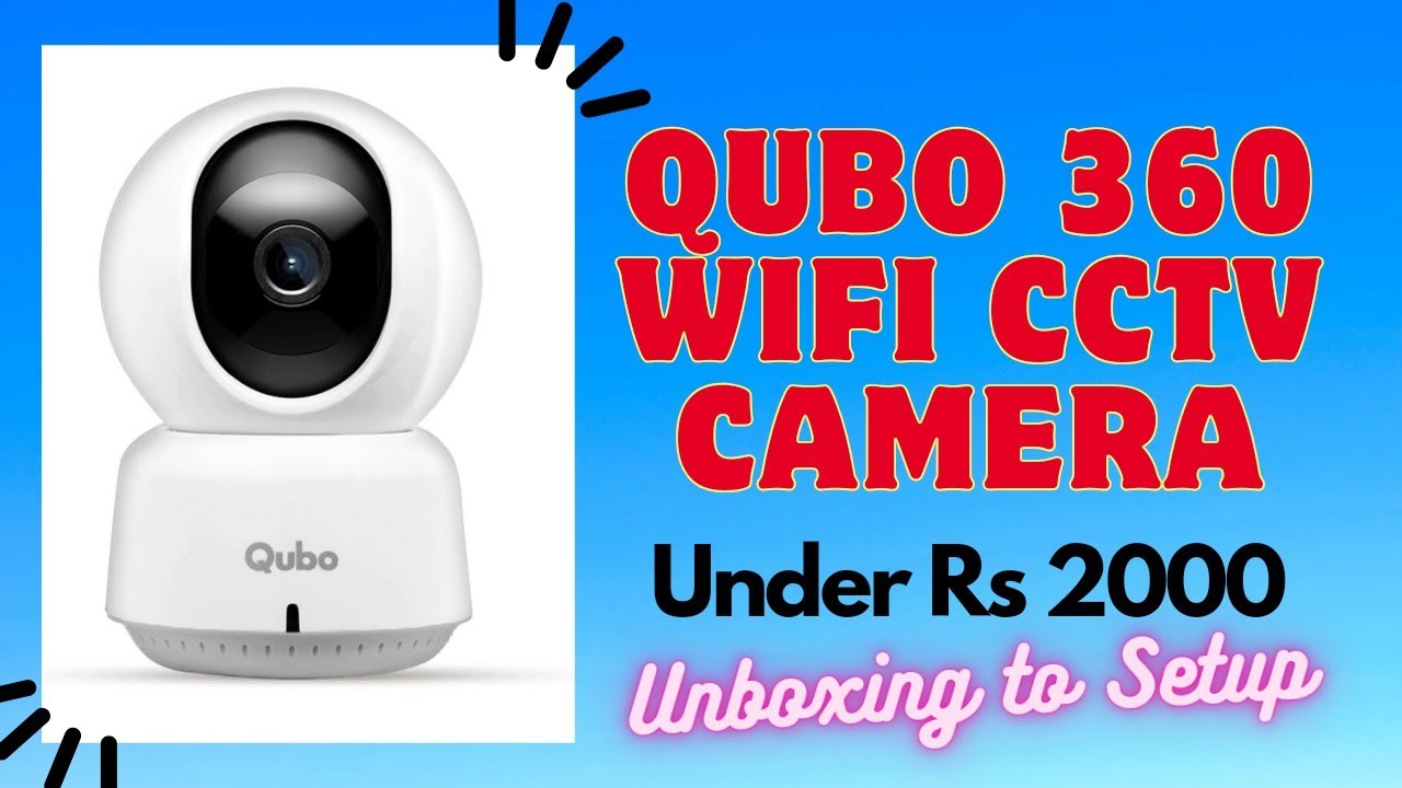 Clear vision deta hai Qubo 360° Wifi Cctv Camera   #unboxing #review #cctv #safety #home