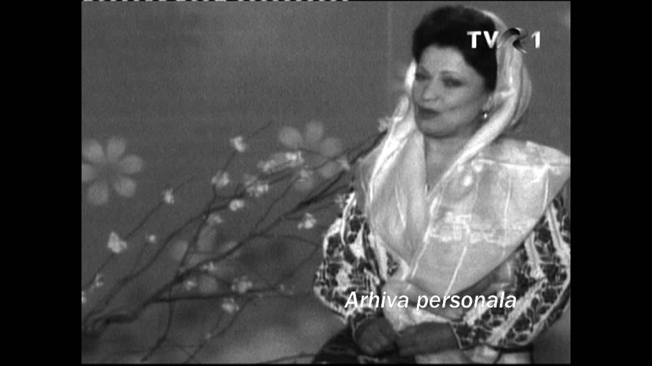 MARIA CIOBANU - CINE FLUIERA SI CANTA - filmare 1980 Tezaur Folcloric